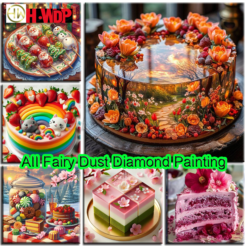 Resin Art Wallpaper - HWDP 100% Fairy Dust Diamond Painting