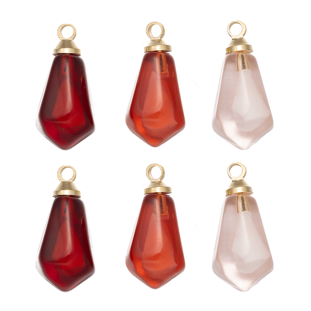 Resin Art Earrings - 10pcs/Lot Fruit Pomegranate Seed Pendant For