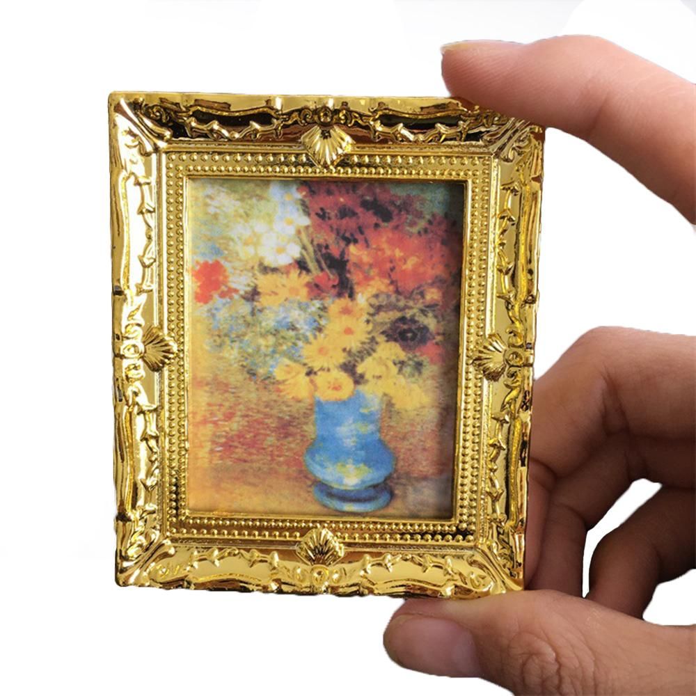 Resin Art Frame - Kids Toys Doll Accessories Dollhouse Ornament