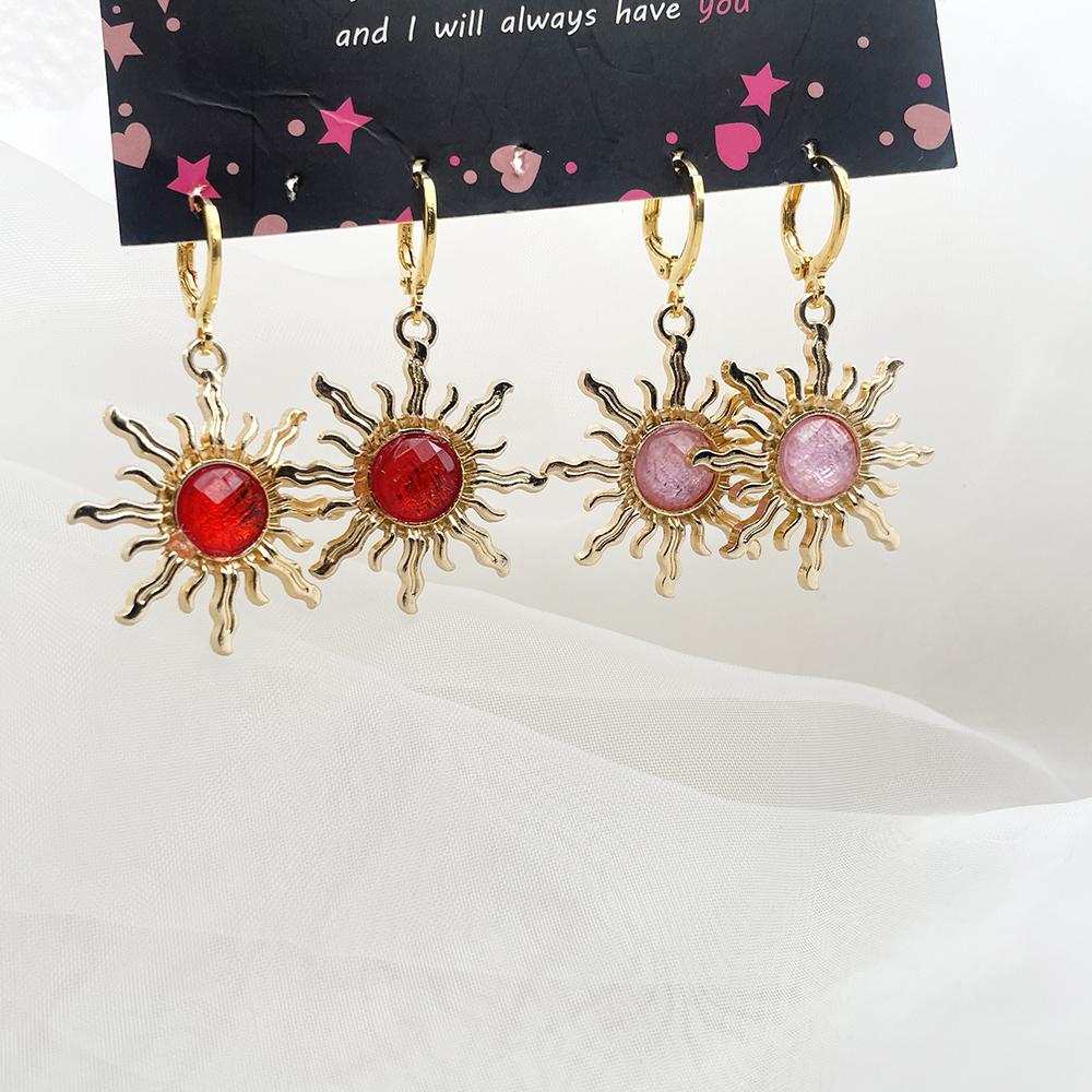Resin Art Ring - Vintage Personality Elegant Sun Flower hoop