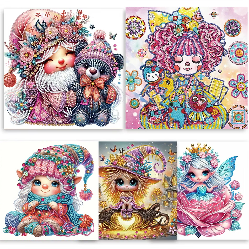 Resin Art For Beginner - DIY Gnome 5D Special Shape Diamond