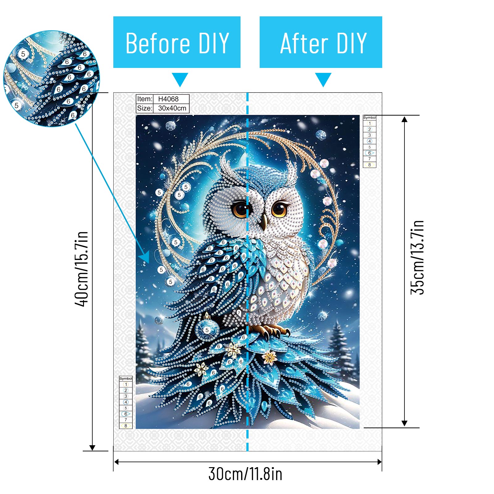 Frameless,Special Shape Diamon - Resin Art Kits For Adults avaliação e preço