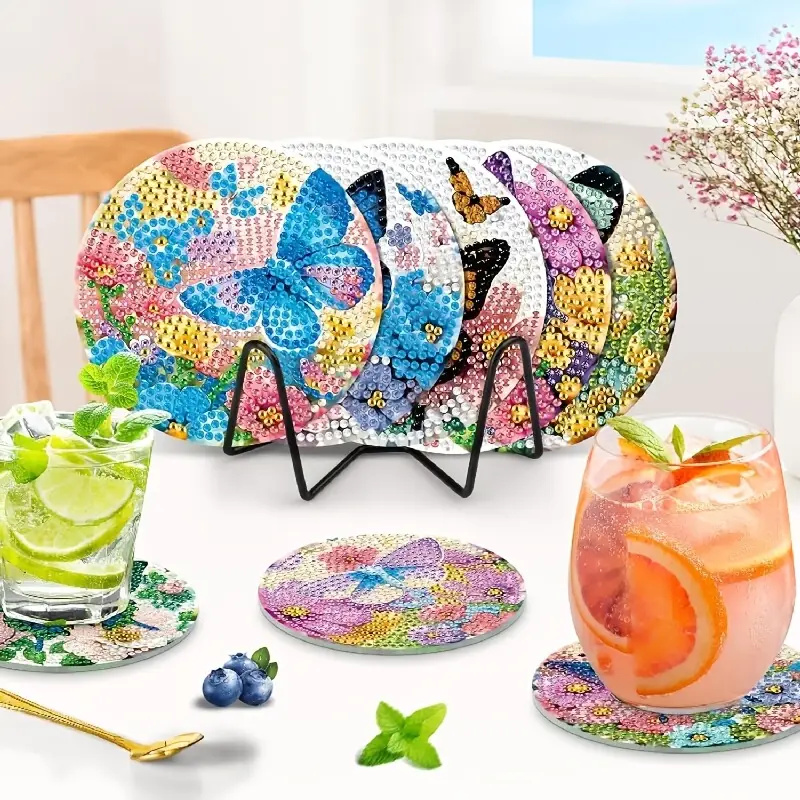 8 pieces of diamond art painti - Resin Art For Beginner avaliação e preço