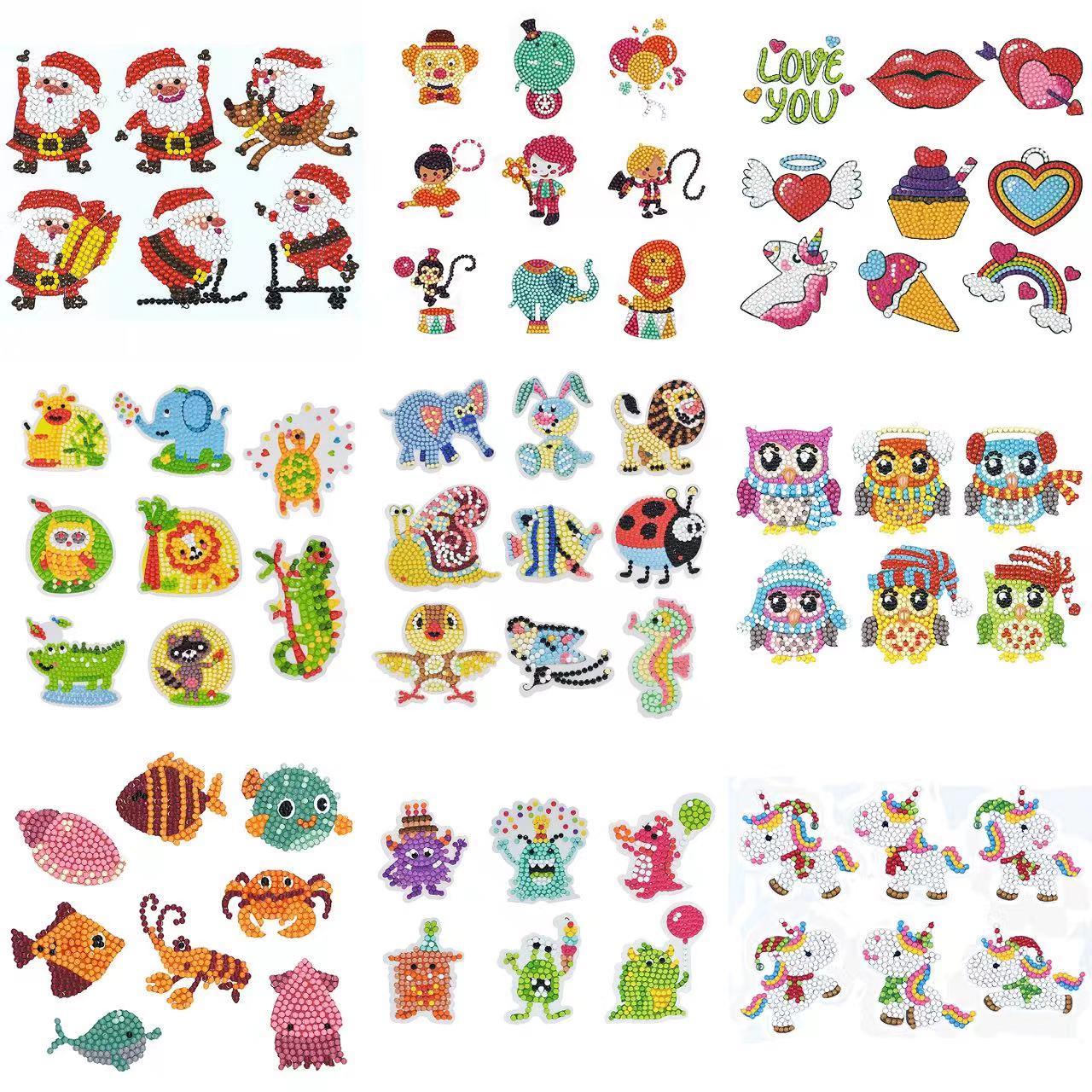 Diamond Painting Stickers 5D D - Resin Art Sticker avaliação e preço
