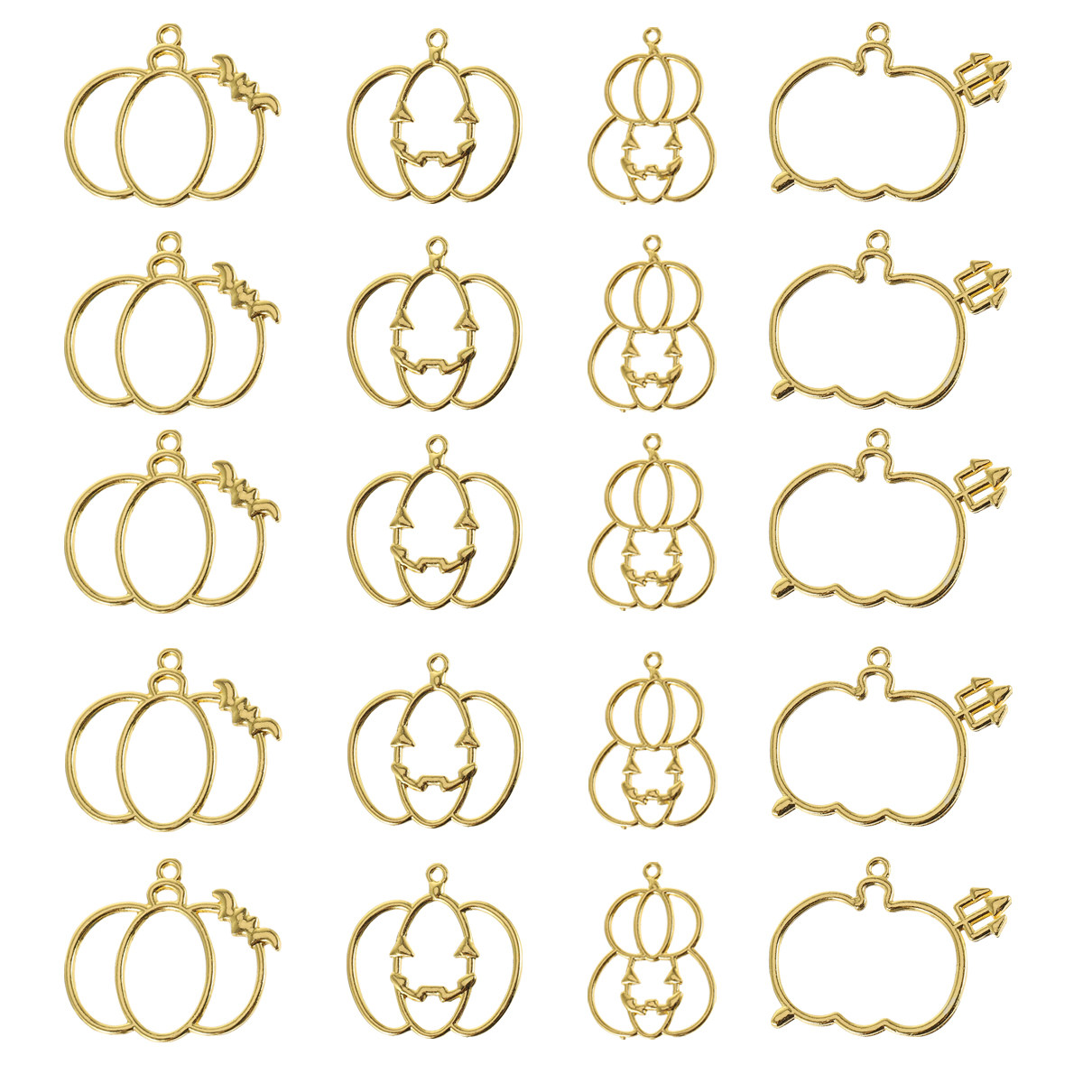 20Pcs DIY Pumpkin Resin Pendan - Resin Art Earrings avaliação e preço