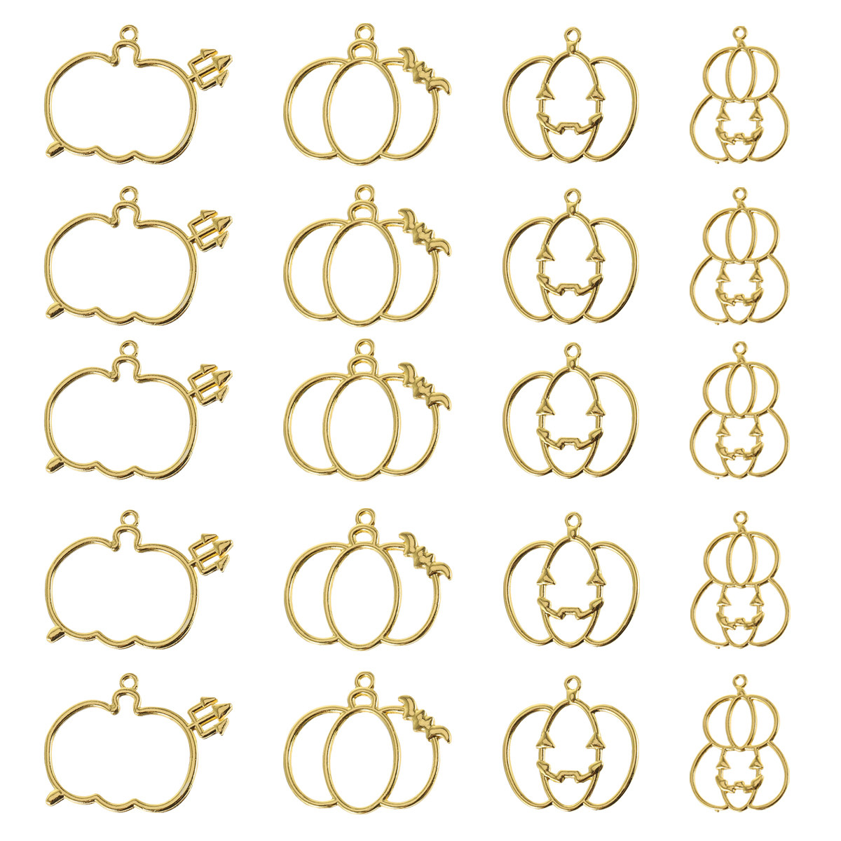 20Pcs DIY Pumpkin Resin Pendan - Resin Art Earrings avaliação e preço
