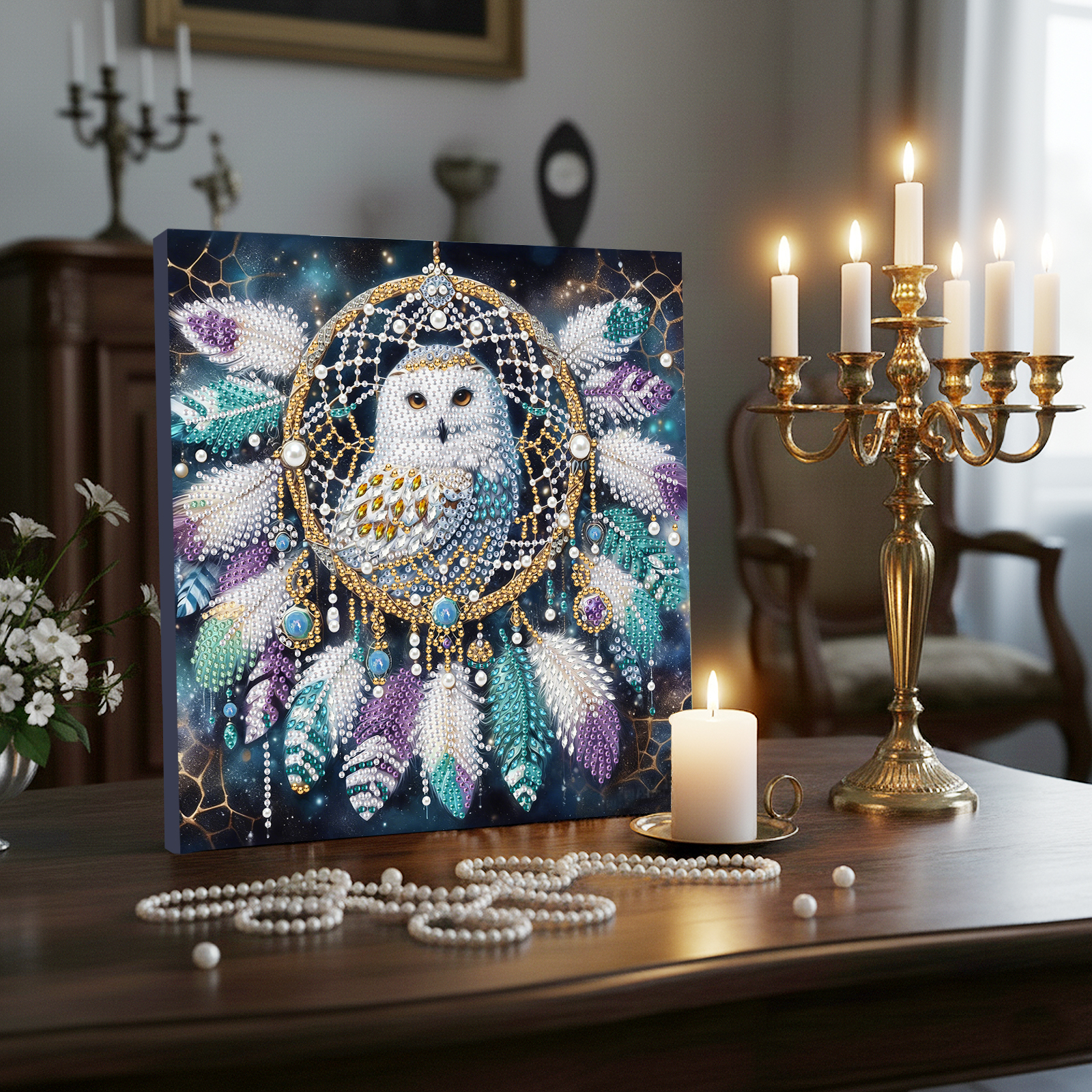 Diamond Dots Pearl Gem Paintin - Resin Art For Beginner avaliação e preço