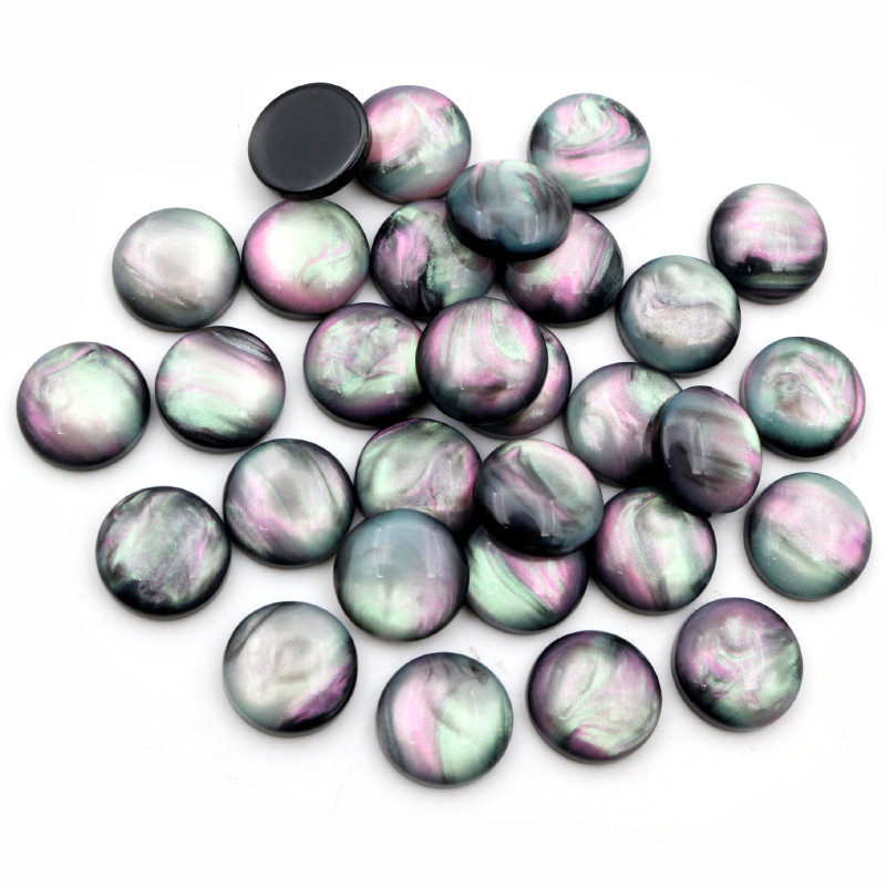 40pcs 8mm 10mm 12mm Round Resi - Resin Art Earrings avaliação e preço
