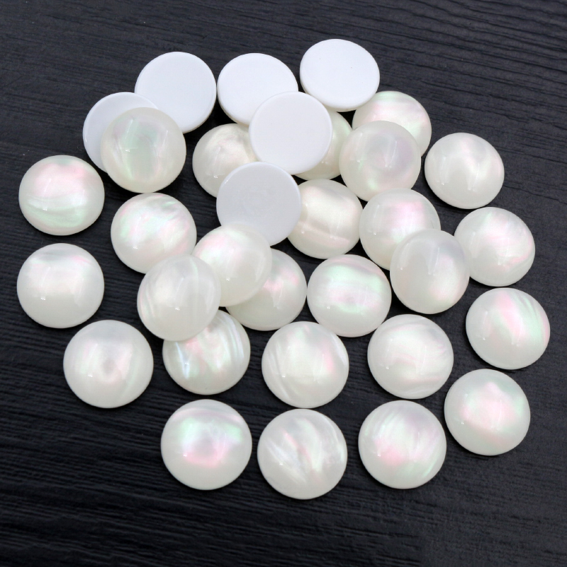 40pcs 8mm 10mm 12mm Round Resi - Resin Art Earrings avaliação e preço