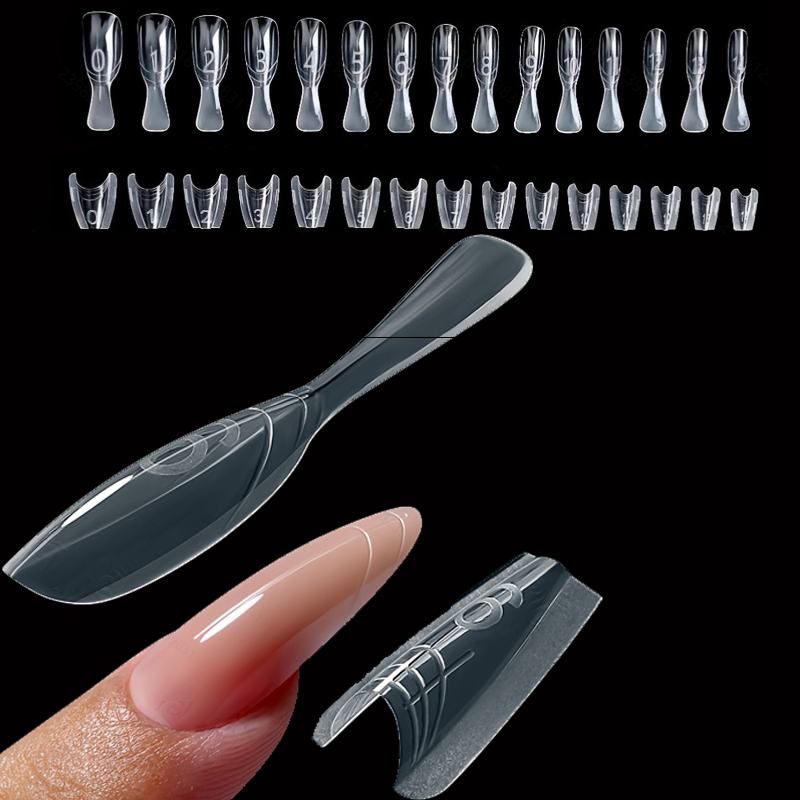 240 Pieces of Dual-Form Nail F - Resin Art Template avaliação e preço
