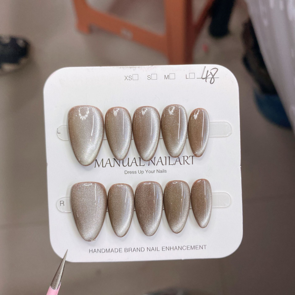 10pc French Almond Shape Cat's - Resin Art Sticker avaliação e preço