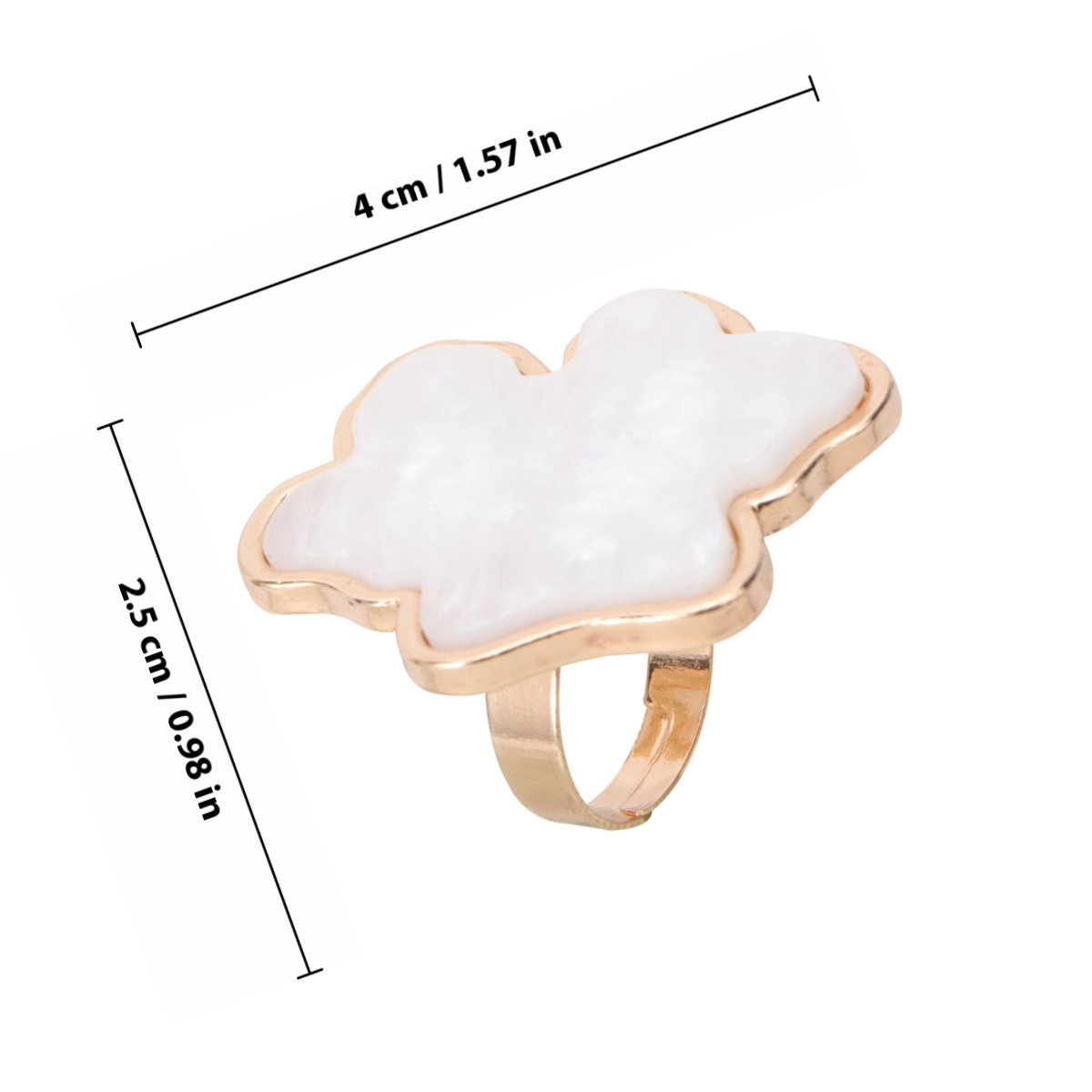 2Pcs Portable Nail Art Ring Pa - Resin Art Ring avaliação e preço