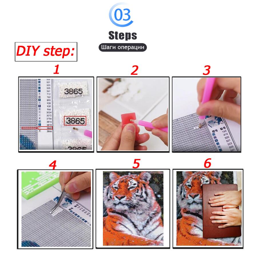 5D DIY Diamond Embroidery Full - Resin Art Kits For Adults avaliação e preço