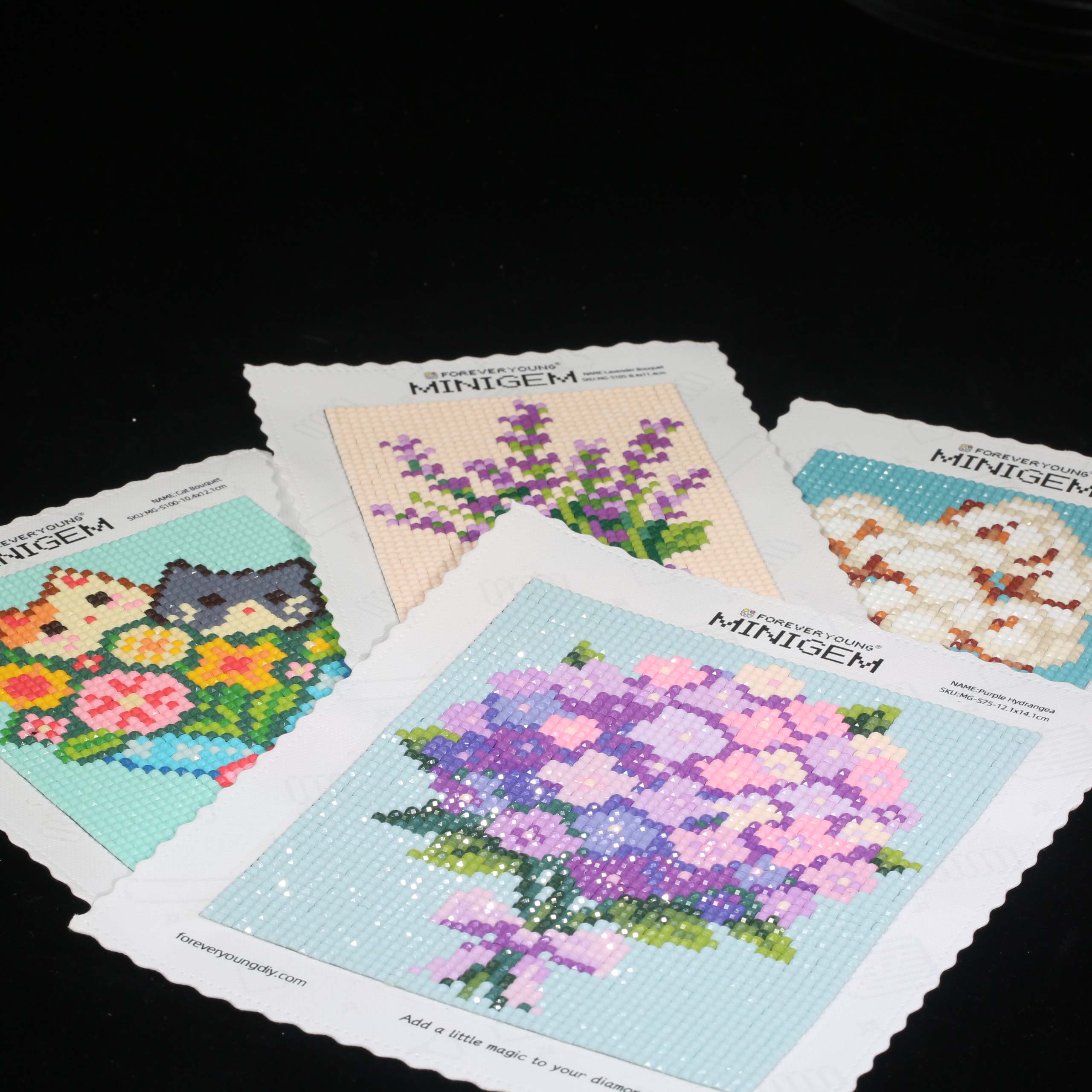Minigem® Purple Hydrangea 5D D - Resin Art For Beginner avaliação e preço