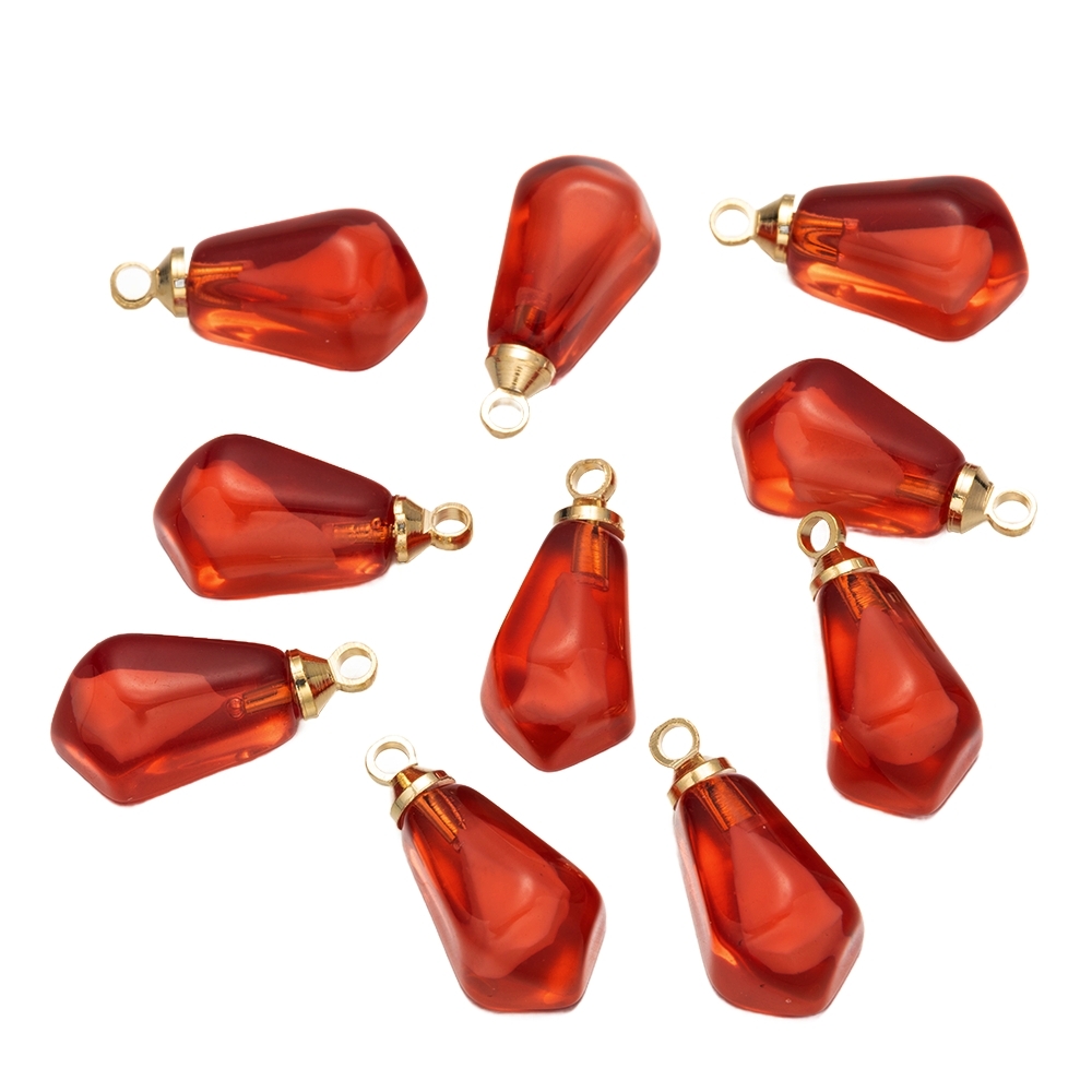 10Pcs Resin Pomegranate Seed F - Resin Art Earrings avaliação e preço