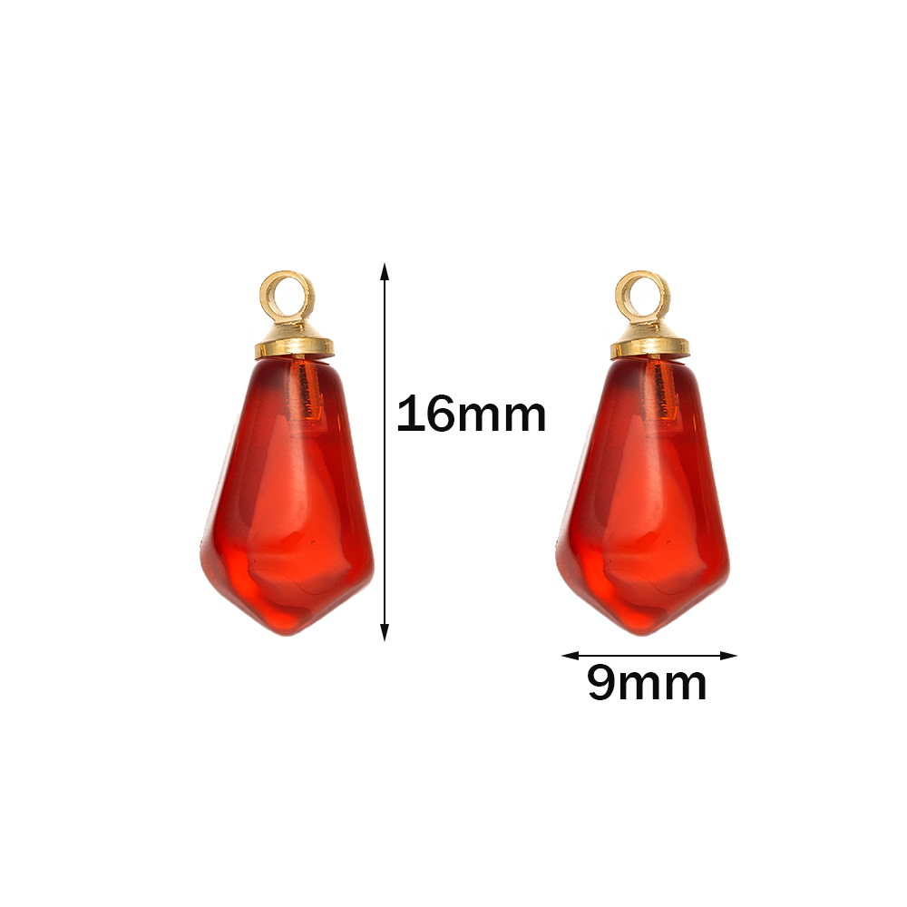 10Pcs Resin Pomegranate Seed F - Resin Art Earrings avaliação e preço