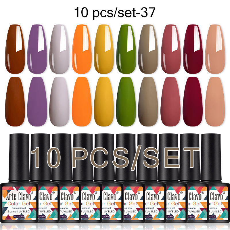 Arte Clavo 10Pcs Gel Nail Poli - Resin Art All avaliação e preço