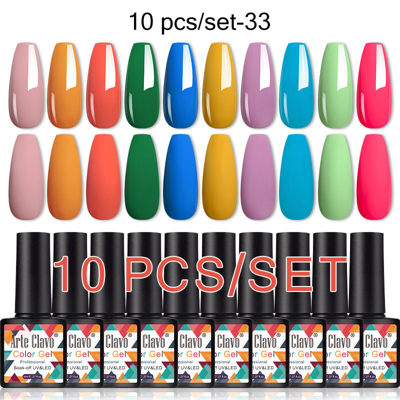 Arte Clavo 10Pcs Gel Nail Poli - Resin Art All avaliação e preço