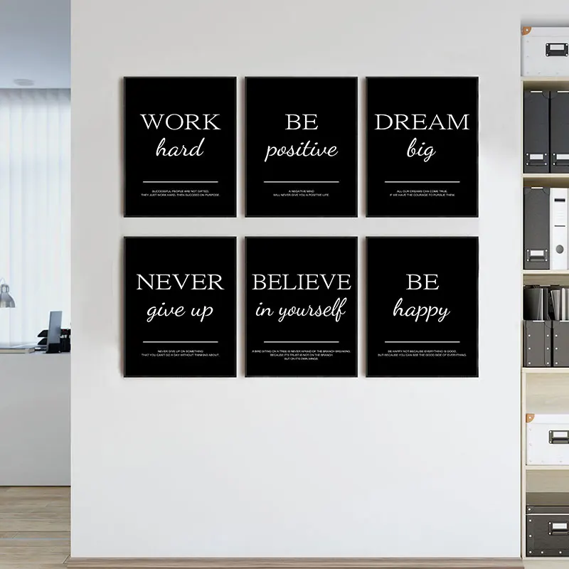 Modern Simple Inspirational Qu - Resin Art Quotes avaliação e preço