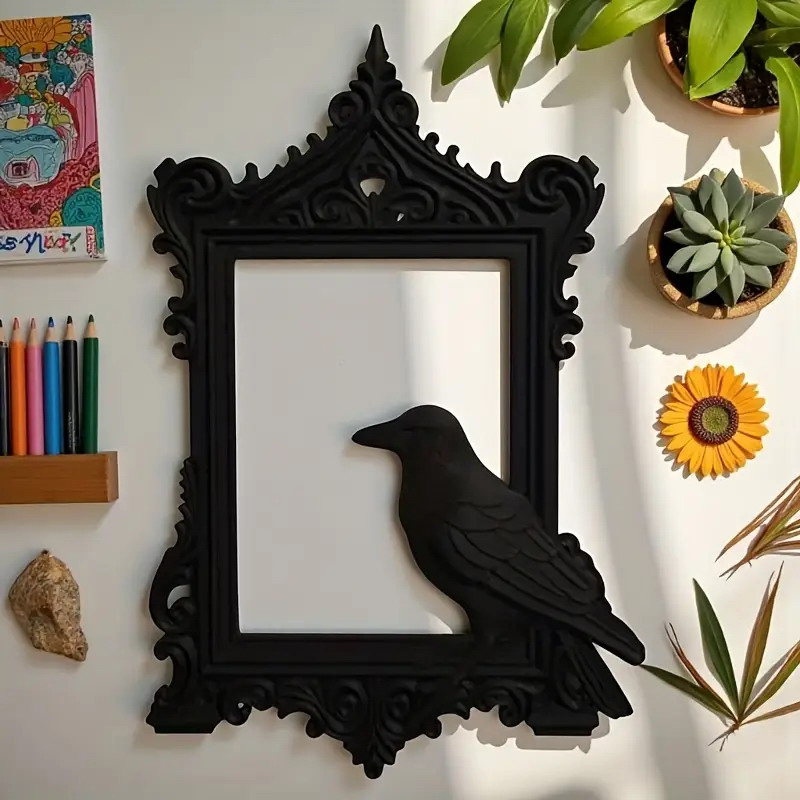 Decorations HaLLoween Crow Bat - Resin Art Frame avaliação e preço