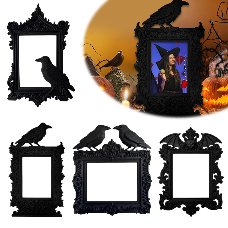 Decorations HaLLoween Crow Bat - Resin Art Frame avaliação e preço