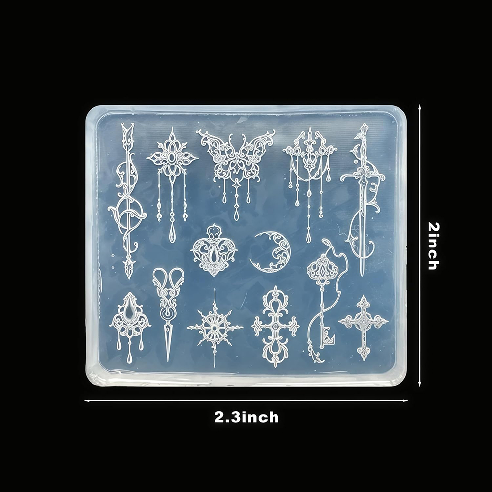 Arrow Silicone Mold Moon Resin - Resin Art Template avaliação e preço