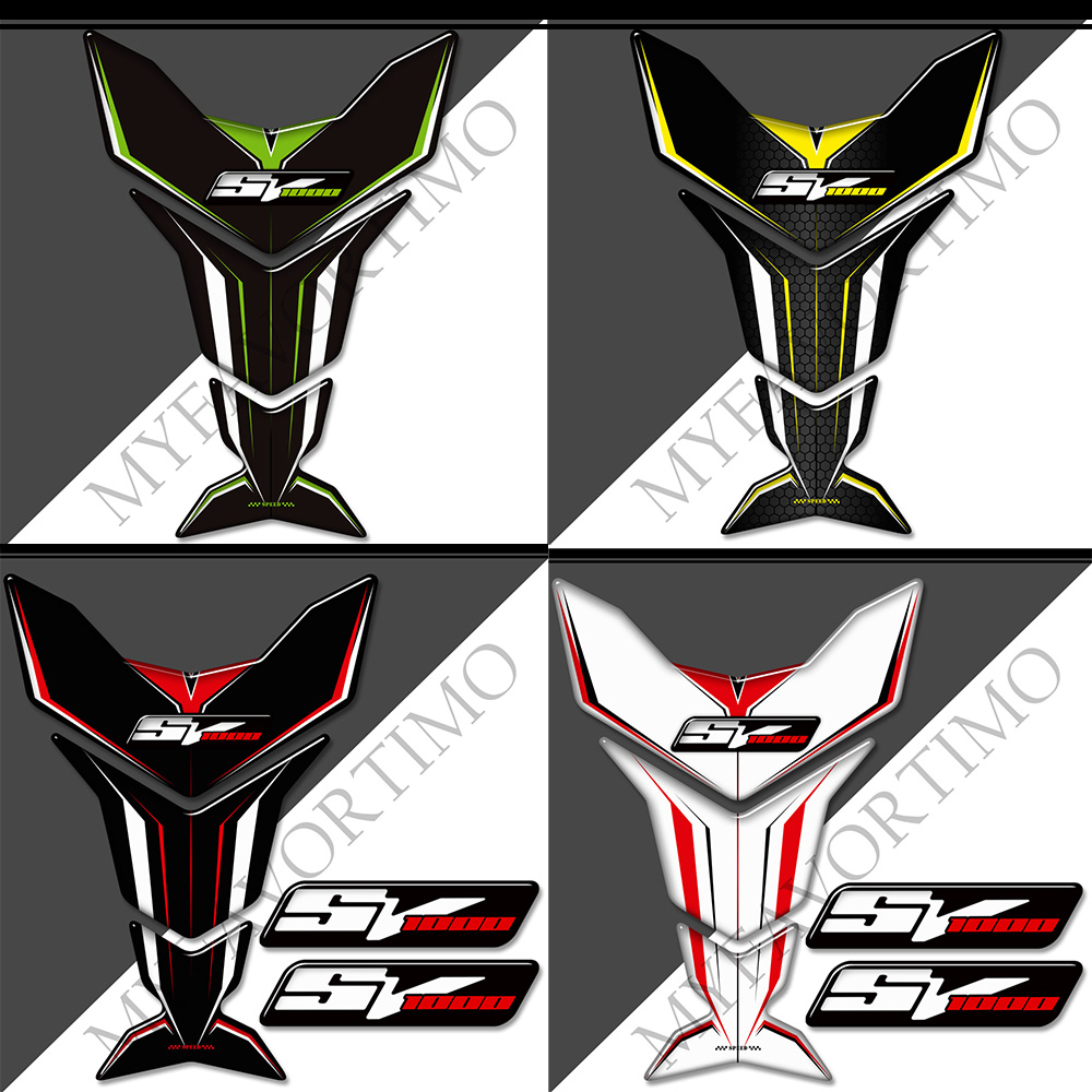 SV1000 Motorcycle Tank Pad Fue - Resin Art Sticker avaliação e preço