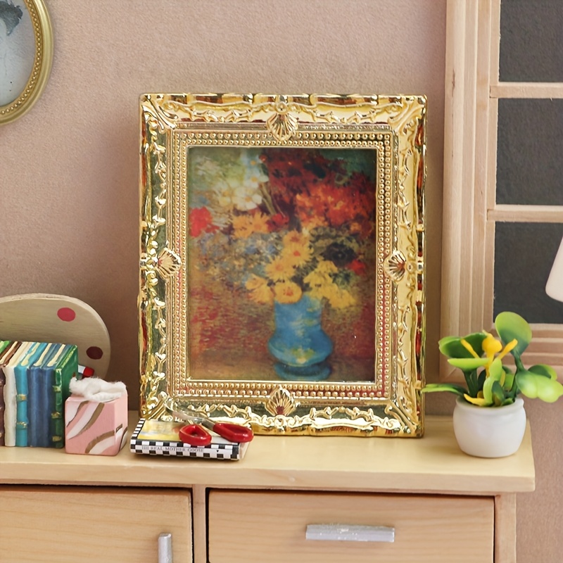 1Pcs miniature simulation oil  - Resin Art Frame avaliação e preço