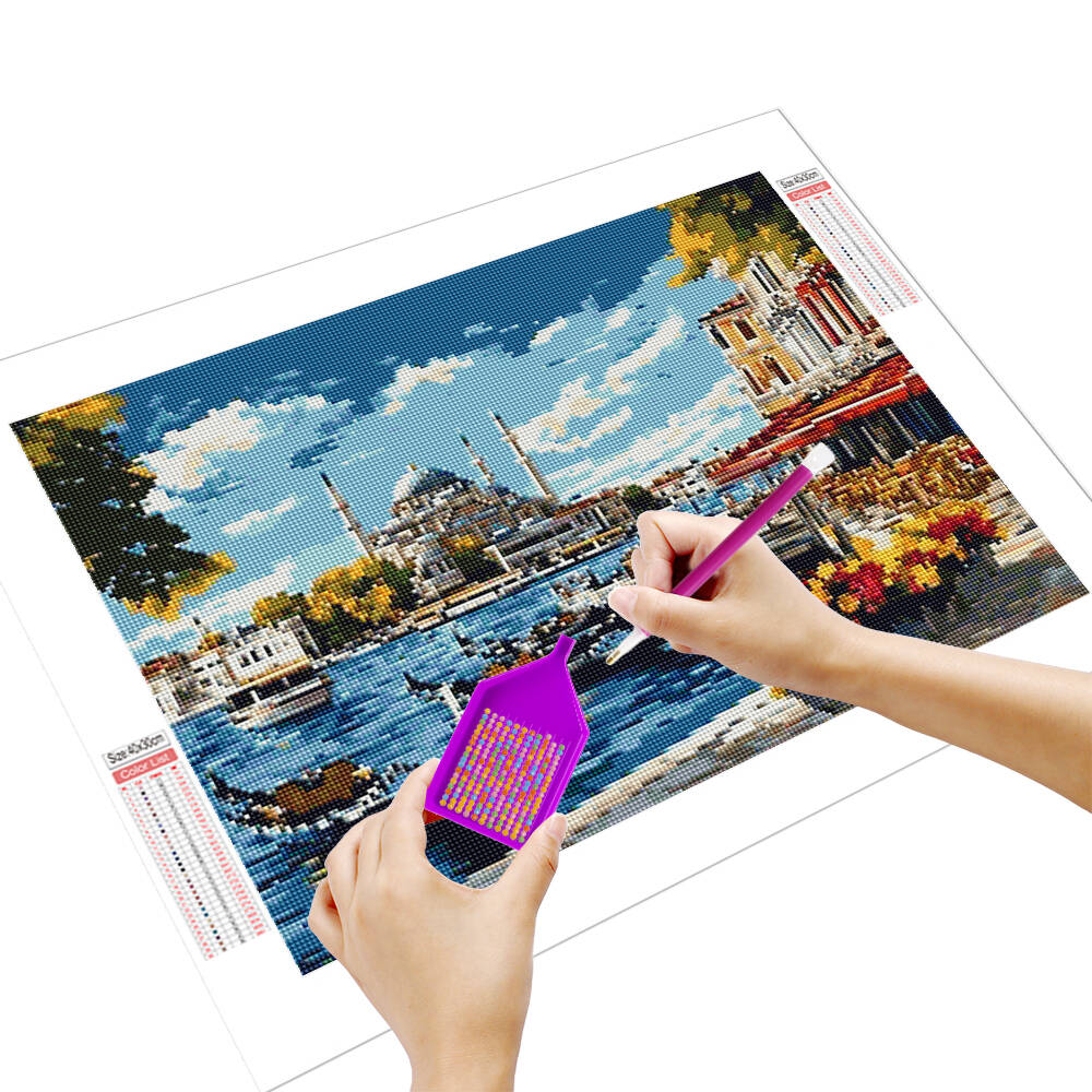 HUACAN 5d Diamond Painting Vin - Resin Art Wallpaper avaliação e preço
