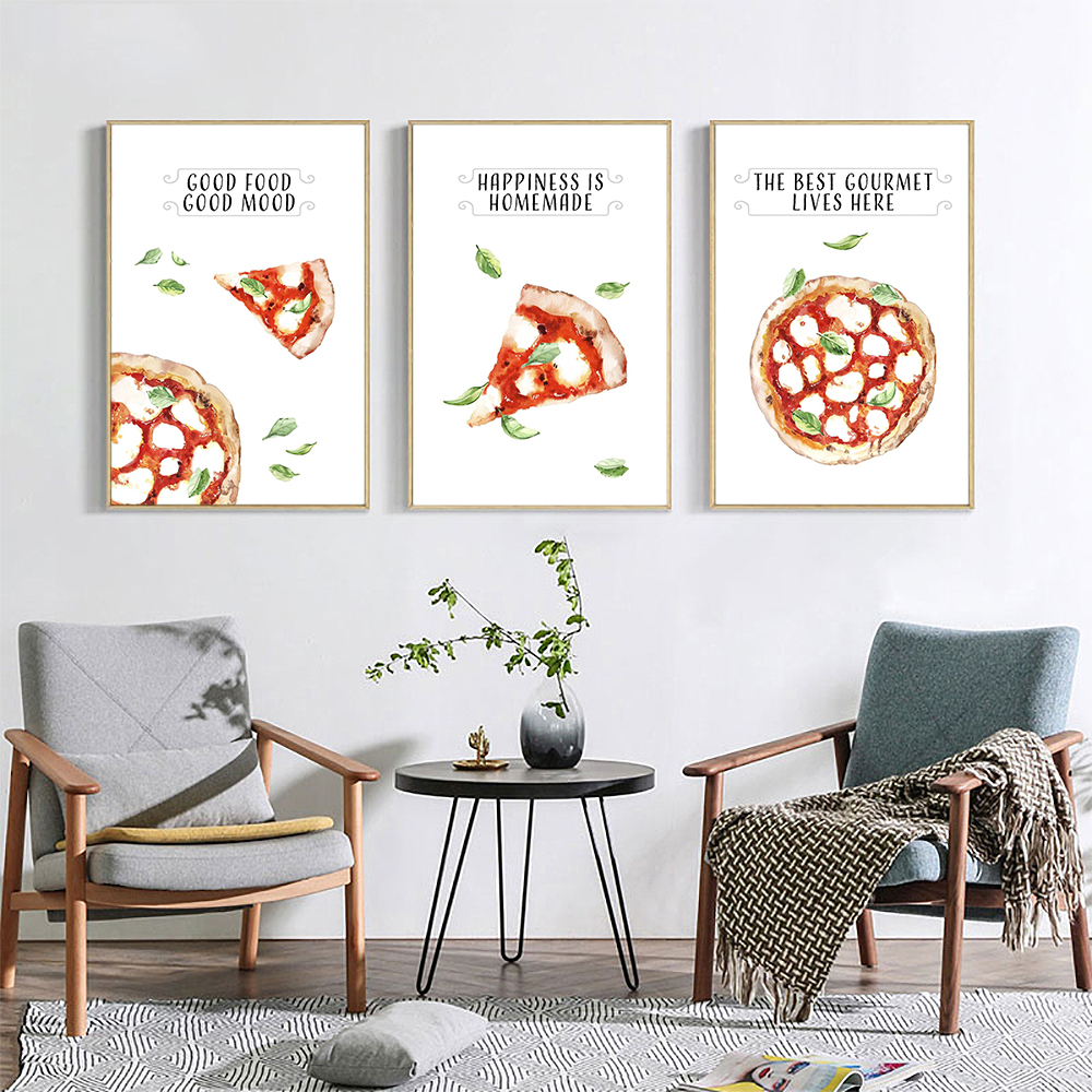 Italian Pizza Watercolor Poste - Resin Art Quotes avaliação e preço