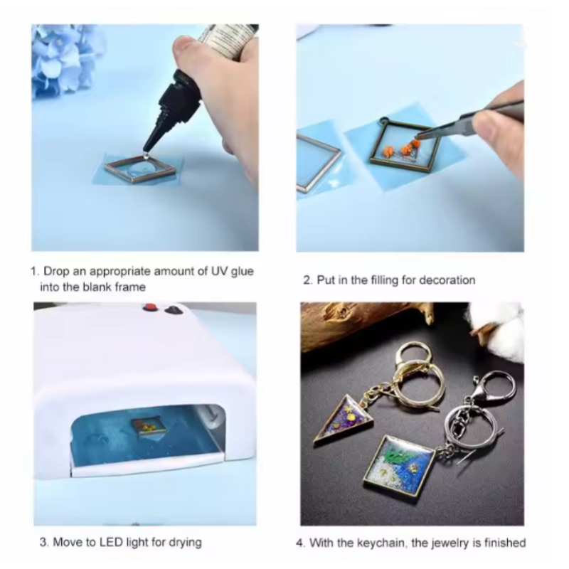 100g UV Resin Clear,Hard,Upgra - Resin Art Liquid avaliação e preço
