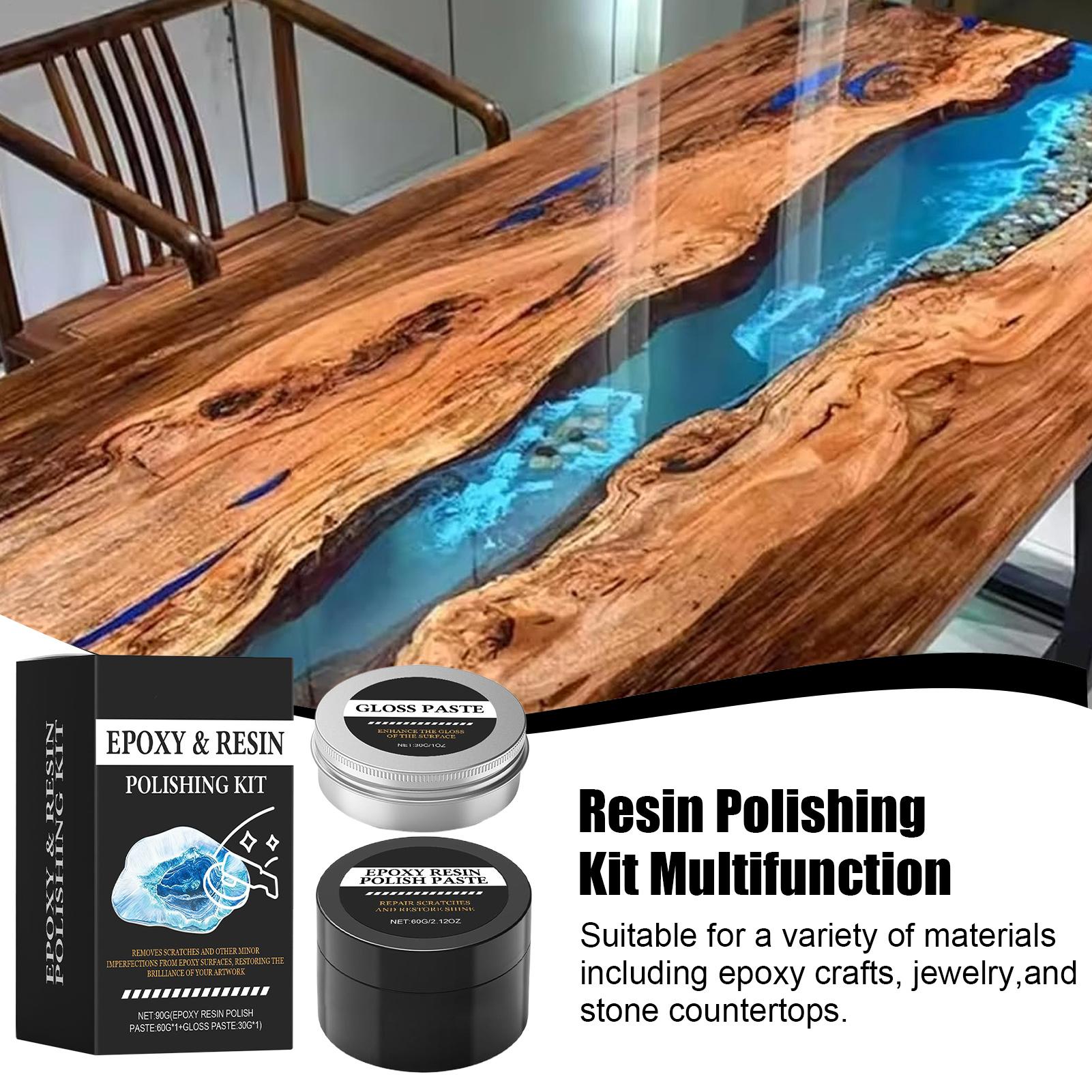 Epoxy Resin Polishing Kit - Cr - Resin Art For Beginner avaliação e preço