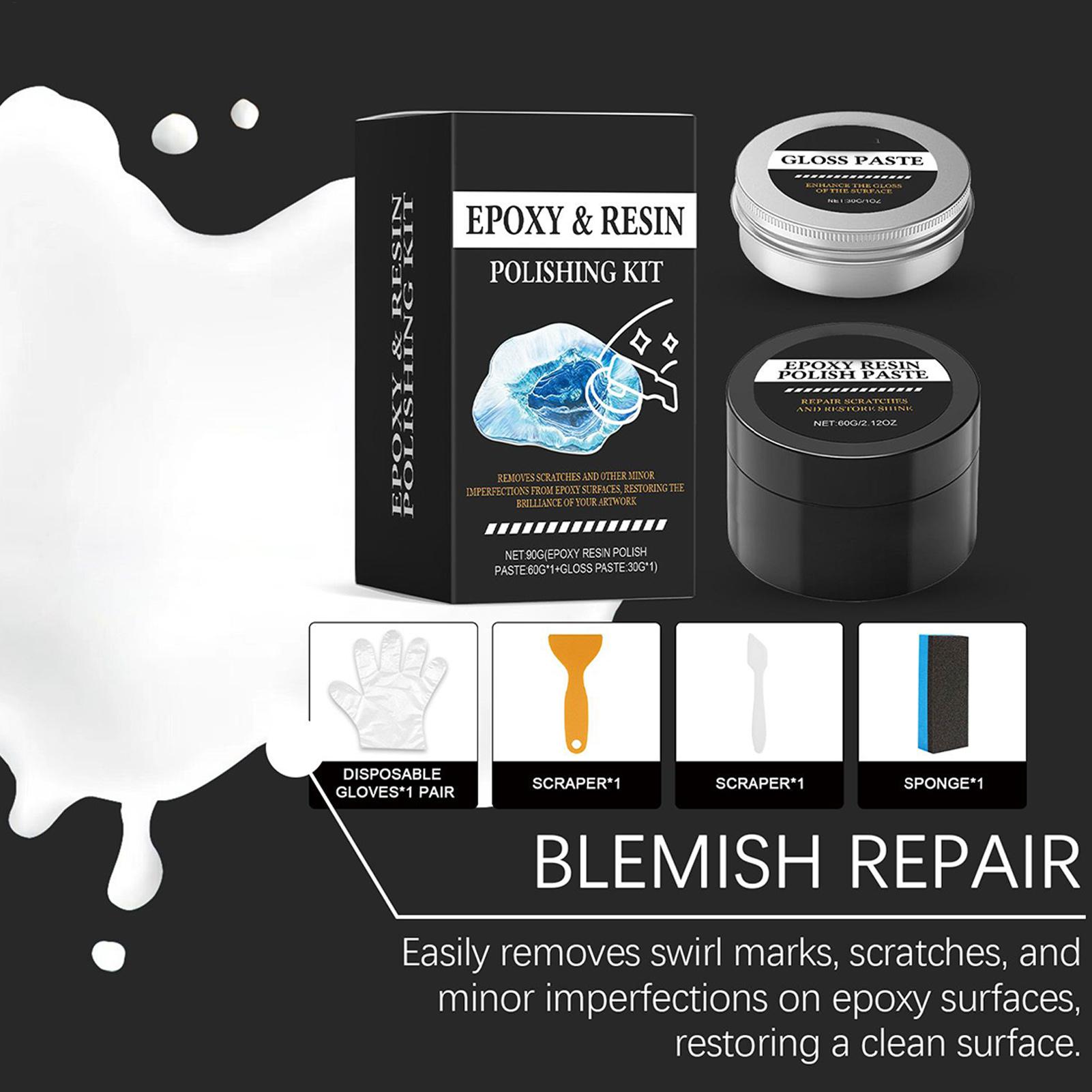 Epoxy Resin Polishing Kit - Cr - Resin Art For Beginner avaliação e preço