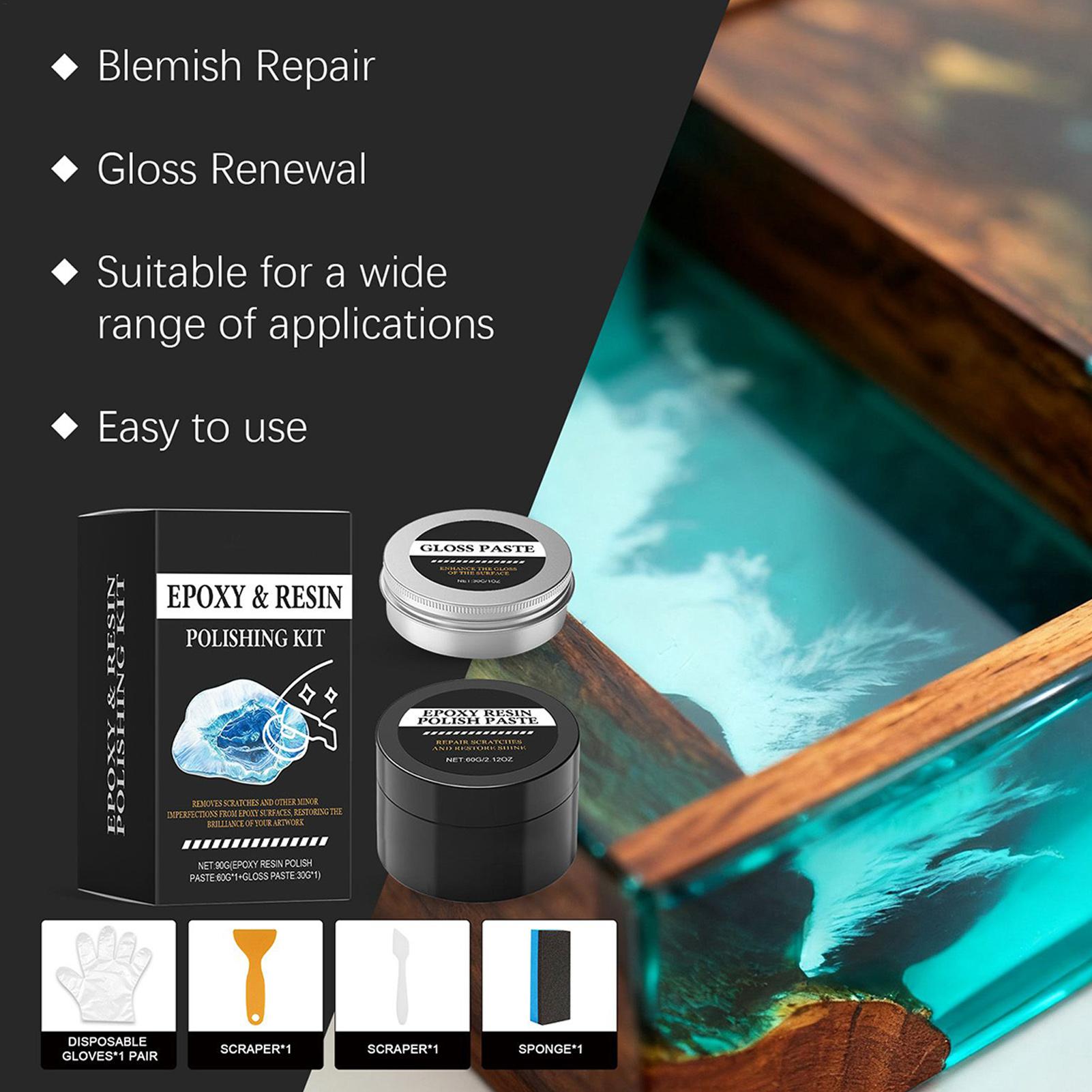 Epoxy Resin Polishing Kit - Cr - Resin Art For Beginner avaliação e preço