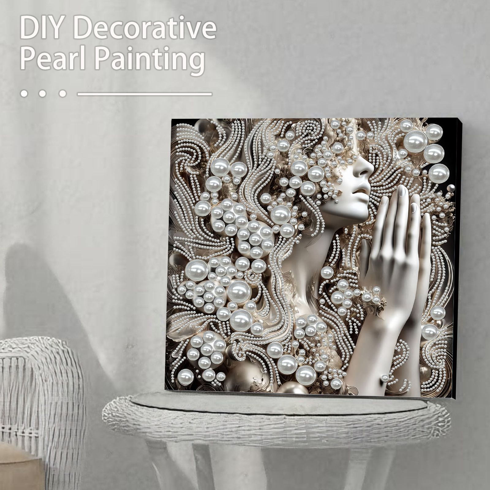 DIY Ladies Pearl Painting Art  - Resin Art Kits For Adults avaliação e preço