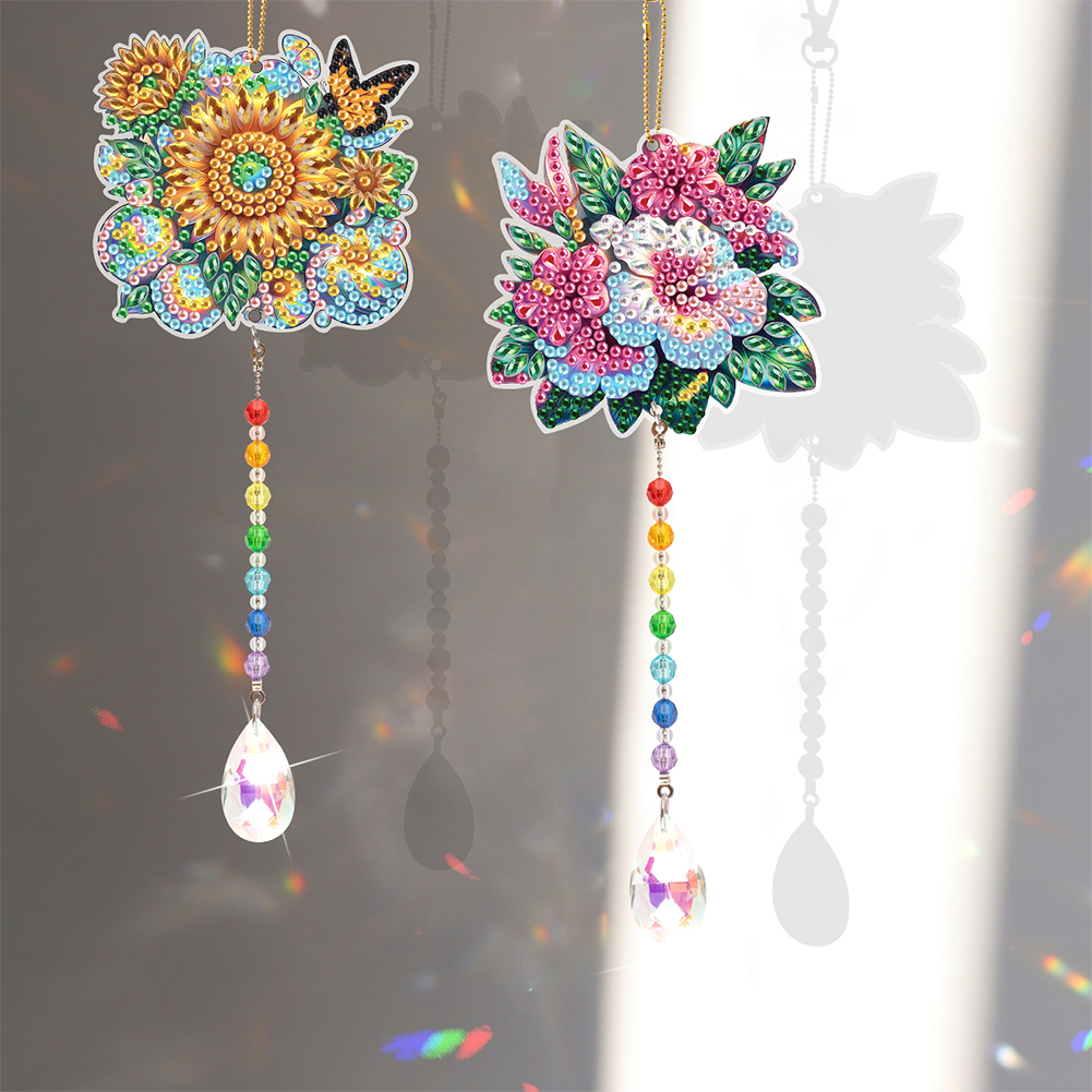 2Pcs Diamond Wind Chimes Kit A - Resin Art Kits For Adults avaliação e preço