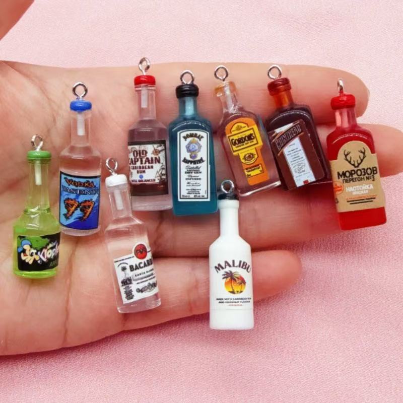 11pcs Mini Simulation Resin 3D - Resin Art Earrings avaliação e preço