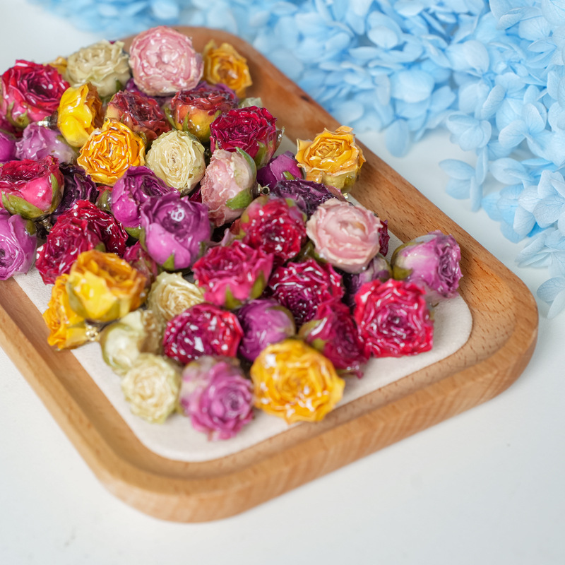 5pcs Drip Glue Roses Dried Flo - Resin Art Ring avaliação e preço