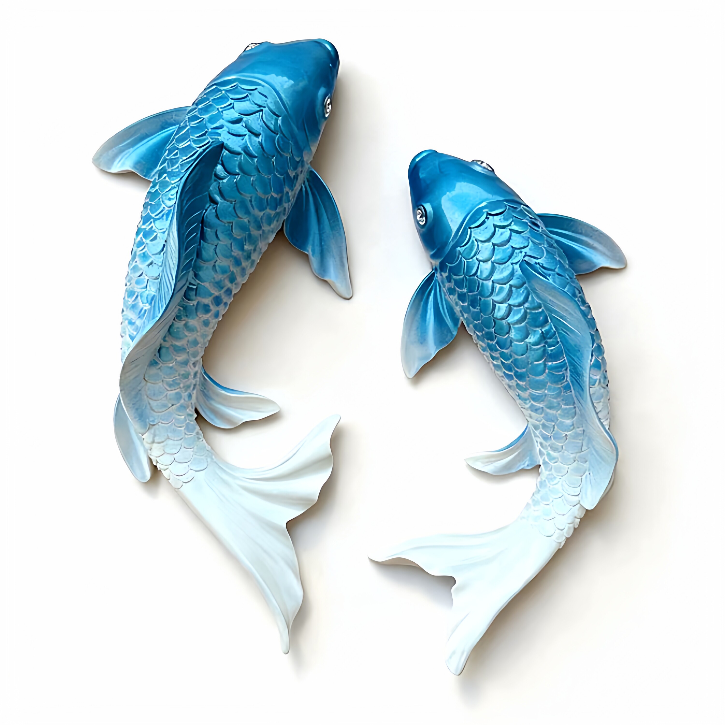 Lucky Koi Fish 3D Wall Decor,  - Resin Art Sticker avaliação e preço