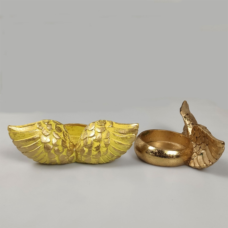 Angel Wings Holder Resin Statu - Resin Art Gift For Wedding avaliação e preço