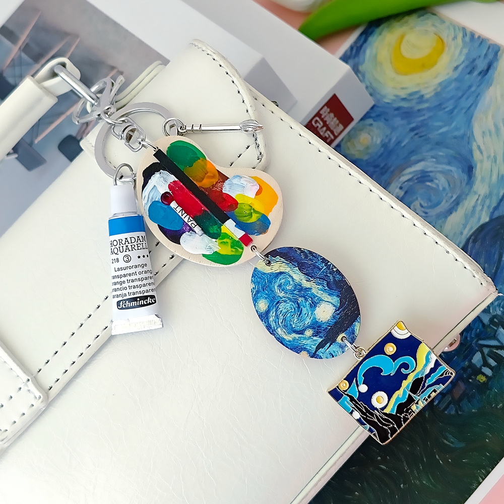 Girl with a Pearl Earring Van  - Resin Art Ring avaliação e preço