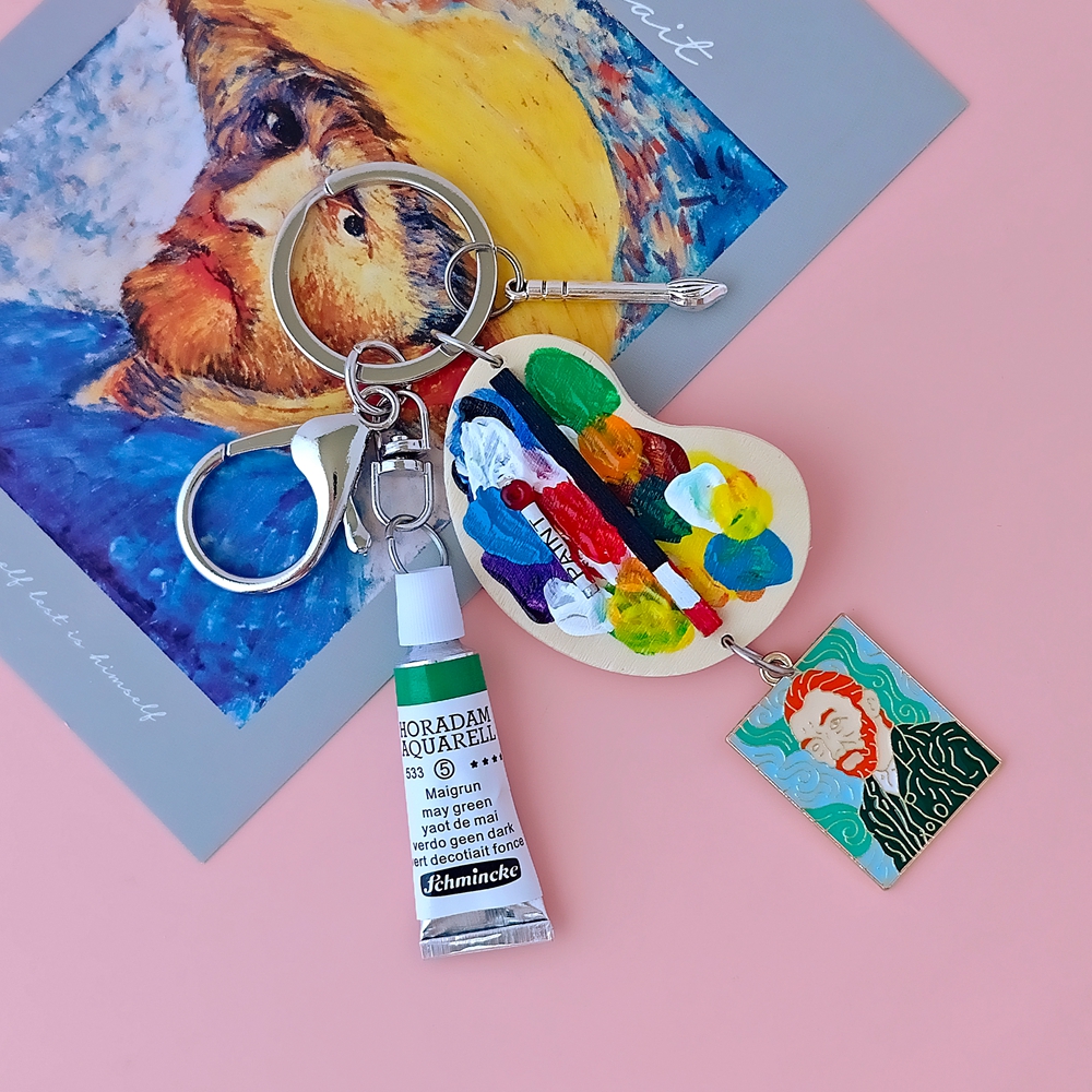 Girl with a Pearl Earring Van  - Resin Art Ring avaliação e preço