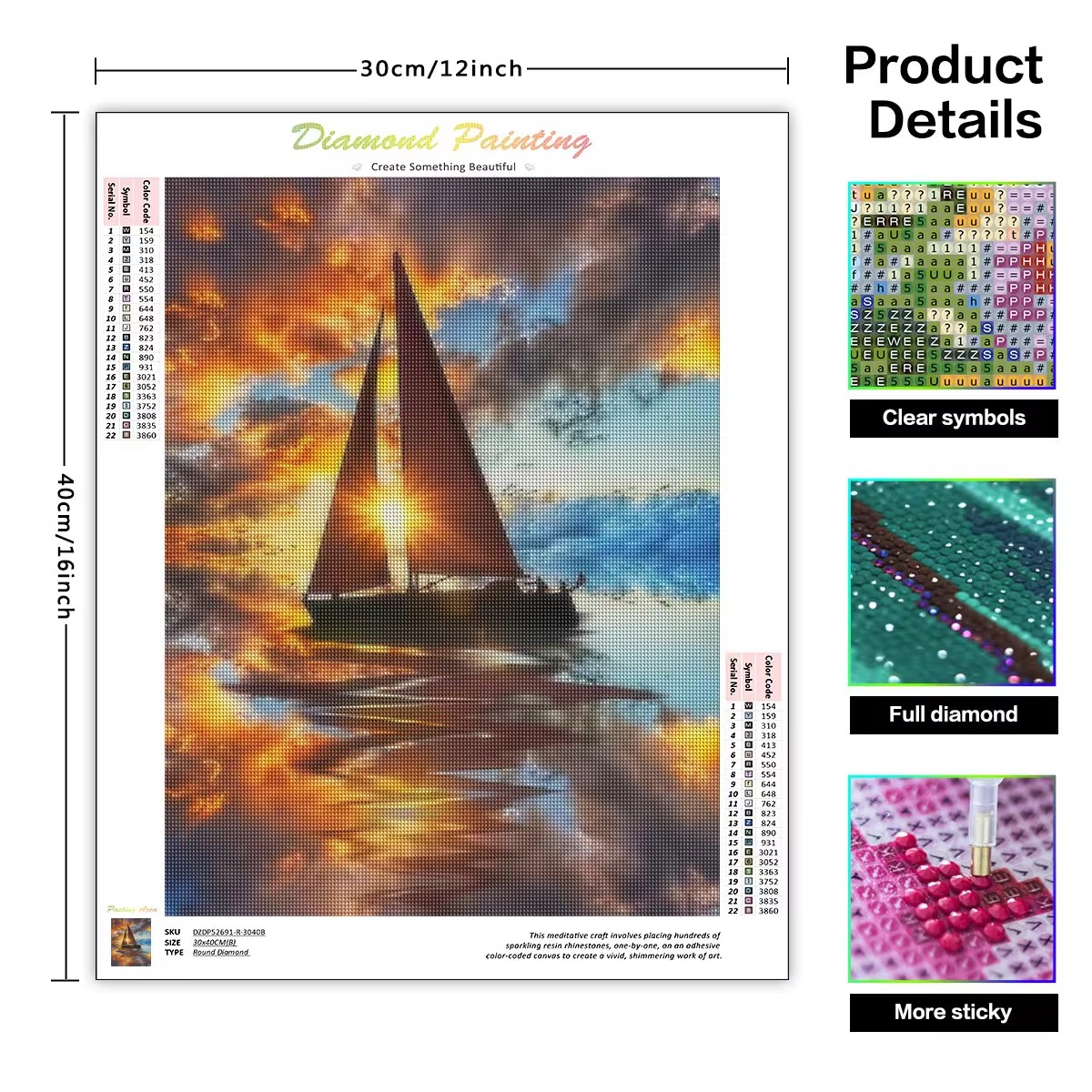 GATYZTORY 5d Diamond Painting  - Resin Art Kits For Adults avaliação e preço