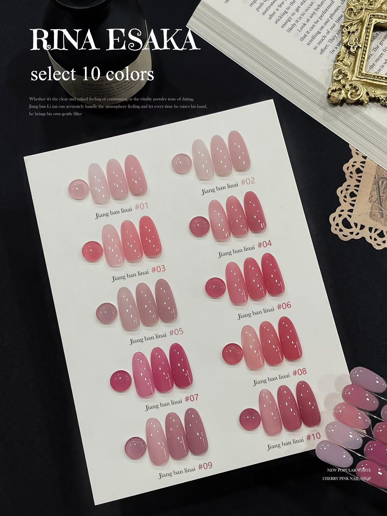 1PCS WS Spring Summer Nails Ic - Resin Art All avaliação e preço