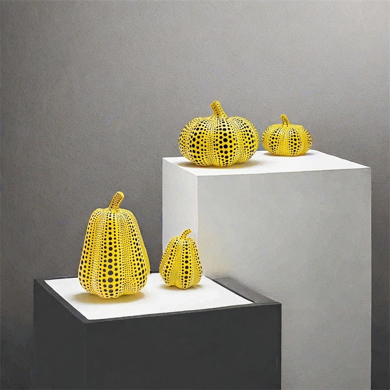 Yellow Pumpkin Resin Pigeon Ow - Resin Art Gift For Wedding avaliação e preço