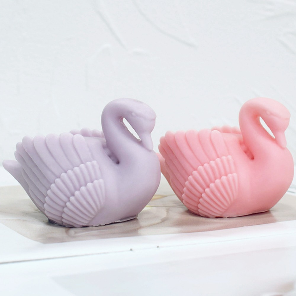 White Swan Silicone Candle Mou - Resin Art Gift For Wedding avaliação e preço