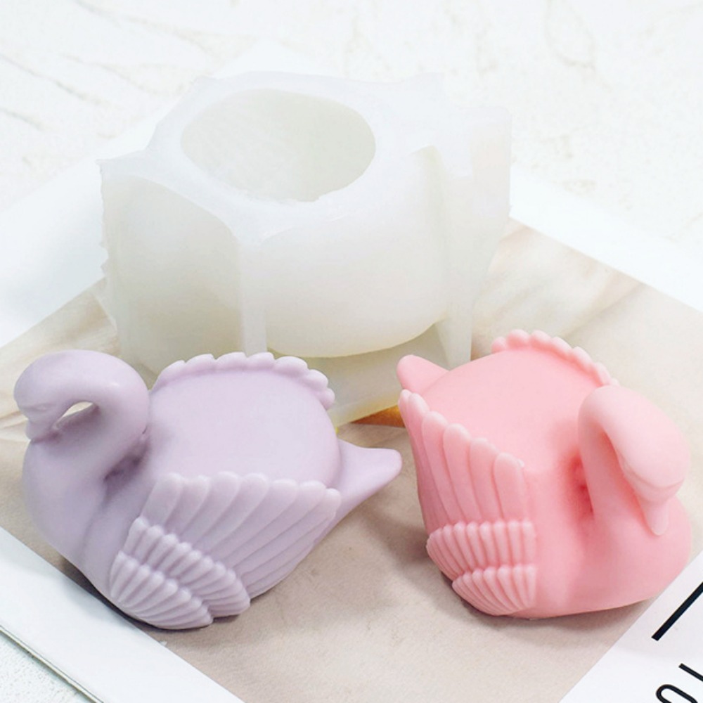 White Swan Silicone Candle Mou - Resin Art Gift For Wedding avaliação e preço