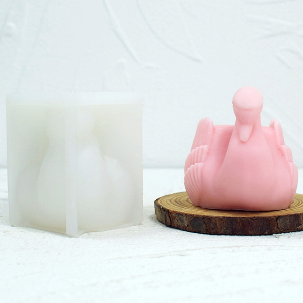 White Swan Silicone Candle Mou - Resin Art Gift For Wedding avaliação e preço