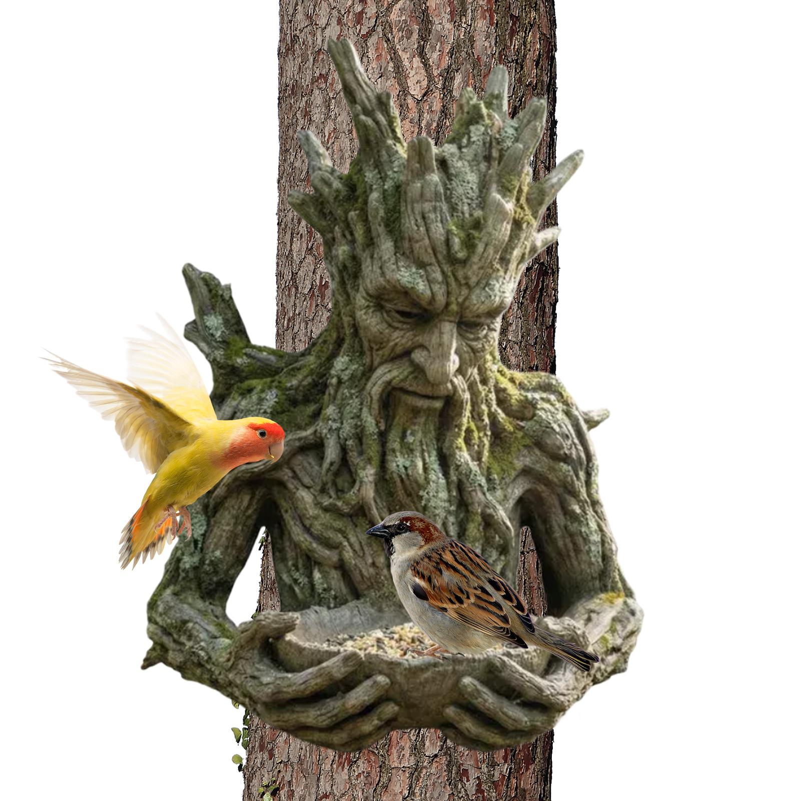 Mounted on Tree Bird Feeder We - Resin Art On Wood avaliação e preço