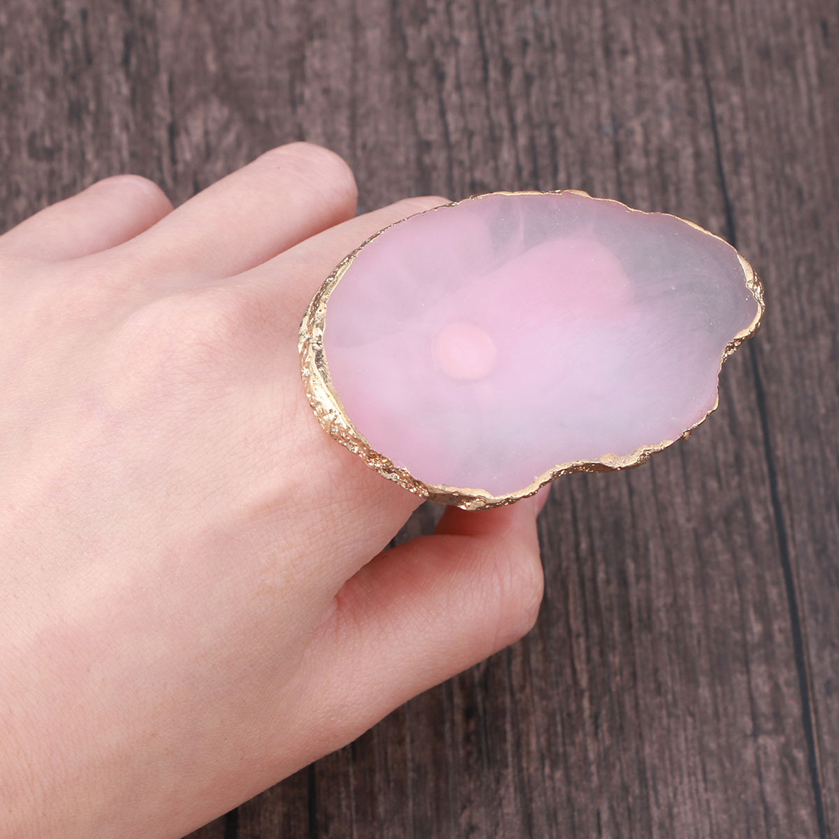 Mini Finger Ring Nail Art Pale - Resin Art Ring avaliação e preço